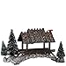 Lemax 14618 Wooden Bridge Porcelain Village Accessory, 5" primary