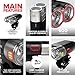 USB Rechargeable Bike Light Kit - LED Bicycle Headlight And Taillight Super Bright 600 Lumens - High Capacity Li ion Battery - Waterproof Fits All MTB Mountain And Road Bikes - Cycling Safety