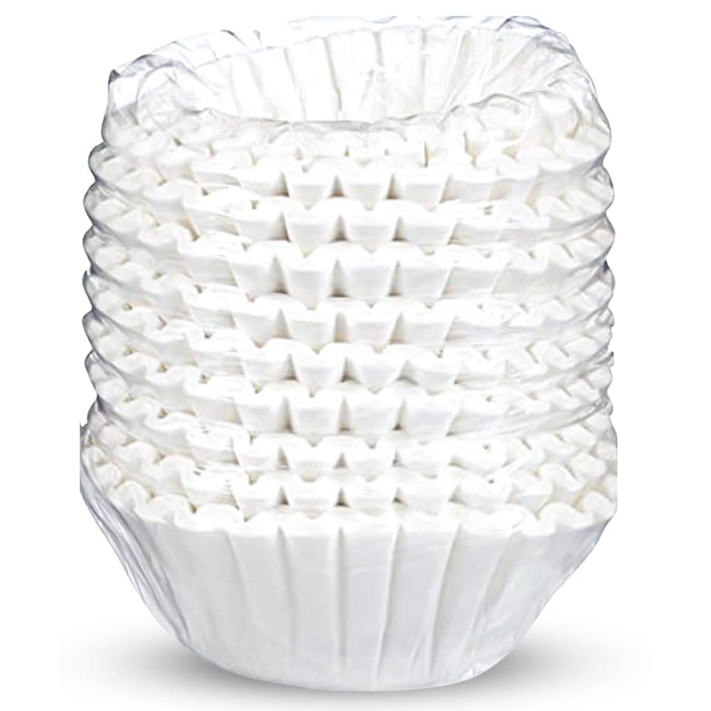 Katy’s Large Coffee Filters - 12 Cup Commercial Coffee Filters - 9.5” x 4.5” Inch - Premium Paper & Brew Extraction, Tall & Wide, No Ground Overflow - Perfect For Restaurants & Cafes - 500 Count