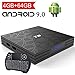 Android TV Box Android 12.0,EASYTONE Smart TV Box 4GB Ram 64GB Rom RK3318 4-core CPU Support 2.4G+5G Wifi Bluetooth 4.0 4K UHD USB 3.0,2021 Newest Internet TV Box with Backlight Mini Wireless Keyboard