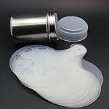 Coffee Stencils Latte Art Cappuccino Plastic Plate Template 22 Designs Decorating Tool + Mesh Shaker