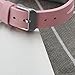 YOOSIDE for Fenix 5S/5S Plus Leather Watch Band, 20mm Quick Fit Metal Stainless Steel Hybrid Genuine Leather Watch Band Strap for Garmin Fenix 5S / Fenix 5S Plus Men Women (Rose Pink)