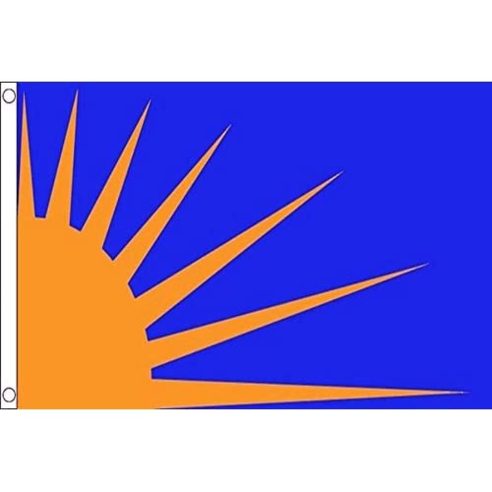 AZ FLAG - Sunbrust Flag - 2x3 Ft - 100D Polyester Sunrise Banner with Two Metal Grommets - Fade Resistant - Vivid Colors - 2' x 3' Feet - 90x60 Cm