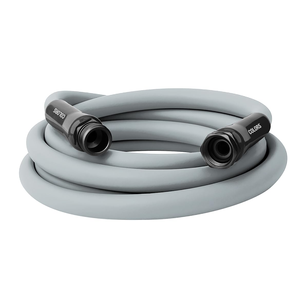 Photo 1 of Flexzilla Colors Lead-In Garden Hose 5/8in. x 10ft., Lightweight All-Weather Water Hose, Durable and Flexible, Leak-Free Connections, Slate Gray