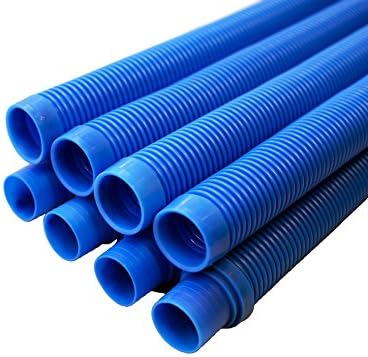 Universal Automatic / Suction Swimming Pool and Spa Vacuum Cleaner Extension / Replacement Hose Compatible with all Major Brands (8, Blue)