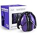 Pro For Sho 34dB Shooting Ear Protection - Special Designed Ear Muffs Lighter Weight & Maximum Hearing Protection - Standard Size, Purple primary