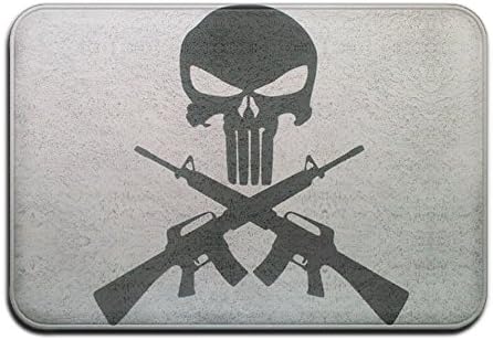 AR-15 Come And Take It Personalized Warm Point Plastic Anti-slip Base Dotted Non-slip Bottom 15.7'' W?23.6'' L Non-shedding Cushions Rectangular Doormat