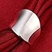 Minkang Fashion Jewelry 925 Solid Silver Classic Beautiful Womans Rings (8#)