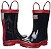Hatley Little Boys' Navy and Red Rain Boot