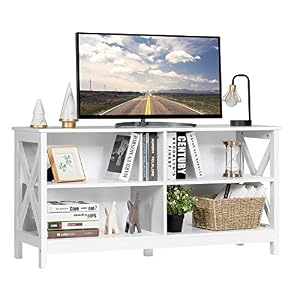 cheap white tv stand