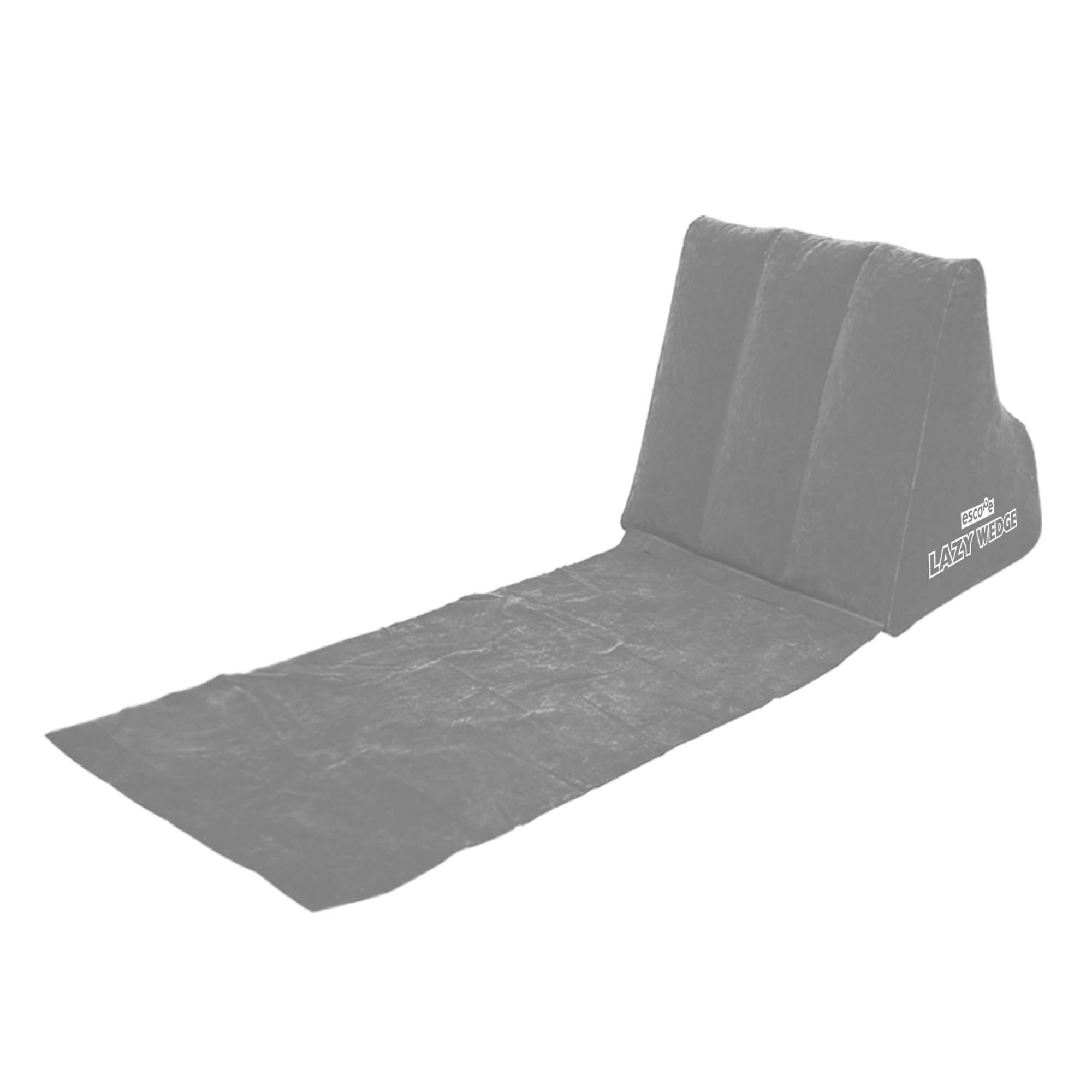 Oliphant Inflatable Lounger - The Lazy Wedge (Grey) - Waterproof Anti-Air Leaking Air Lounger - Inflatable Couch and Air Chair for Travelling, Camping, Hiking and Beach Parties