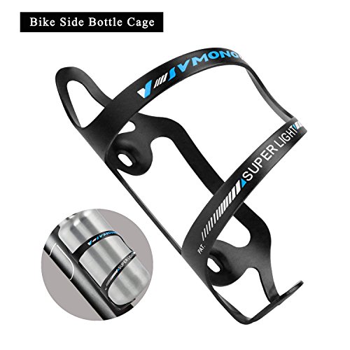 IACTIVE Bike Water Bottle Holder, Bicycle Alloy MTB Side Load Water Bottle Cage Bicycle Anti Rust Lightweight Bottle Brackets for Cycling Outdoor Sports (2 Pack) (Blue-S) - Thumbnail 2