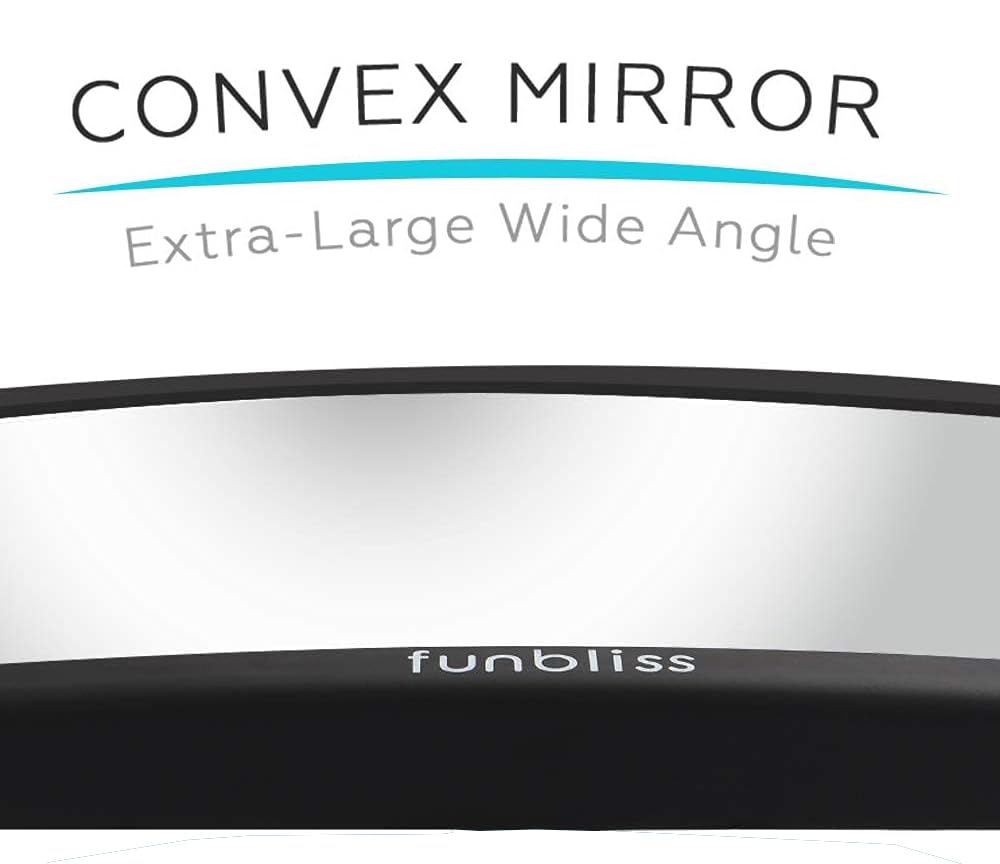 Baby Car Mirror Most Stable Backseat Mirror with Premium Matte Finish,Ultra High Definition PMMA Material, Secure and Shatterproof,Black