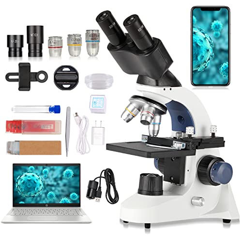 Binocular Microscope Camera Kids Adults - 40X-1000X