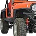 Paramount Restyling 51-0204 Black Tubular Rock Slide with Step (Jeep Wrangler CJ)