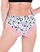 6 Pack Body Embrace Women's Cotton Hipsters (Medium, 6PKJS)