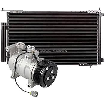 AC Compressor w/A/C Condenser & Drier For Honda CR-V 2002 2003 2004 2005 2006 - BuyAutoParts 60-86872R3 New