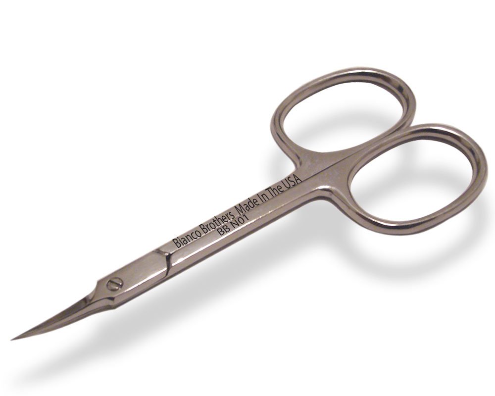 HTS 182S4 3.75" Straight Stainless Steel Cuticle Scissors