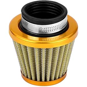 38 mm luchtfilter, aanzuigluchtfilter motorfiets aanzuigkit luchtfilter universele motorfiets dubbellaags stalen filter…