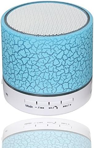 FuSon LED Light Bulb with Integrated Bluetooth Speaker, Colorful LED Light and Compatible with all Bluetooth Devices, Speakerphone / TF Card / AUX-IN Supported (blue)