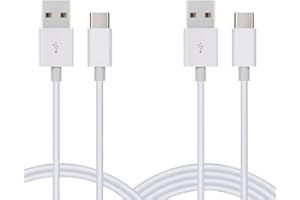 BTFO 2pcs USB C Charger Cables, USB A to Type C Charging Cords for Samsung Note 20 and Later Compatible with iPhone 15 Series