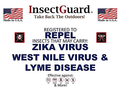 InsectGuard Permethrin Insect Repellent Treated 80 Inch Long by 60 Inch Wide Blanket/Cover (Blue)