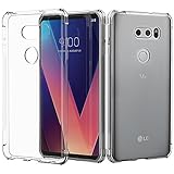 [2 PACK] SPARIN LG V30 / LG V30 Plus Case/LG V30S Case, LG V30 Case with Precise Cut-Out/Camera Protection/Scratch Resistance/Anti Watermark/Soft Nature TPU, 6 inch, Clear