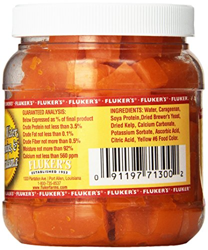 Fluker's 71300 Orange Cube Complete Cricket Diet, 6oz, 6-Ounces