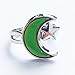 Crescent Moon Mood Ring - Get Instant Emotion Reading & Fun - Great Gift for Kids