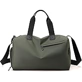 AMXNX Duffel Bag Weekender Bags for Women Shoe Compartment & Wet Pocket Overnight Carry On Bag Water-resistant Travel Sport