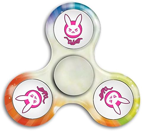 DVA Logo Tri-Spinner Fidget Spinner Focus Toy Stress Reducer EDC Focus Toy For Kid And Adult High Speed Relieving ADHD, OCD, Anxiety