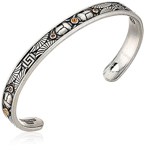 Alex and Ani Scarab Cuff Bangle Bracelet, Rafaelian Silver, Expandable