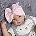 Gellwhu 5-Pack Newborn Baby Girl Bow Hats caps Beanies Hospital Infant hat Clothes Outfits