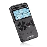 EVISTR L58 Digital Voice Recorder with TF Card Slot and Password Protection Function Large Display Voice Activated Audio Recording Device
