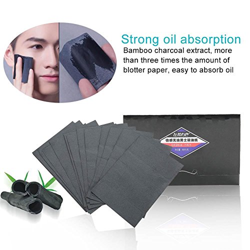 Oil Control Paper, 80Pcs/pack Men Blotter Face Oil Control Absorbing