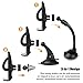 Car Mount Holder, C-TOP 3 in 1 Universal Car Phone Holder Cradle Mount Air Vent Holder Dashboard Mount Windshield Mount for iPhone 7/6/6S/7 Plus/6 Plus Samsung Galaxy S8/S8+ S7 Edge and More