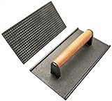 New Star Foodservice 36435 Extra Heavy Large Commercial Grade Iron Steak Weight/Bacon Press, 8.25-Inch By 4.25-Inch