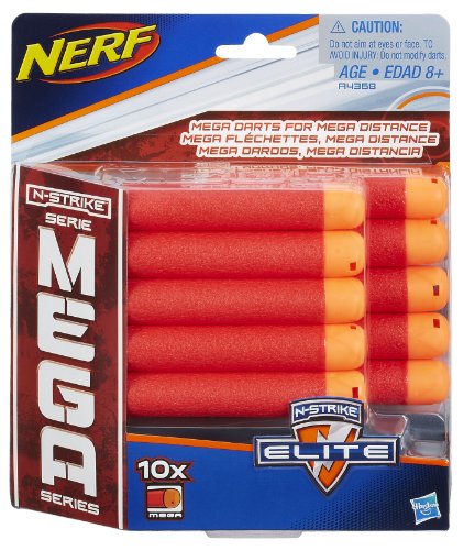 Official Nerf N-Strike Elite Mega Series 10-Dart Refill Pack