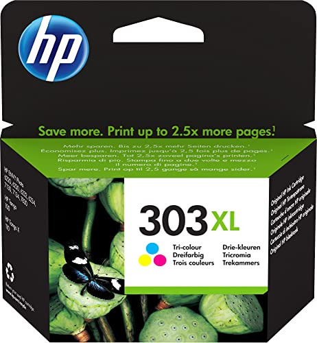 HP 303XL Farbe Original Druckerpatrone, hohe Reichweite