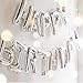 Sweet 16 Birthday Decorations Supplies – Silver Black 16th Birthday Party, Number 16 Balloon, Happy Birthday Banner, Cake Topper, Latex/Confetti Balloon, Star Balloon, Sash for BOY/Girl 16 Years Old