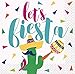 Mexican Fiesta Party Supplies - Cocktail Napkin Variety Pack - 4 Different Styles