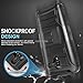 For Kyocera Hydro View C6742/Hydro Reach C6743 Case With TJS® Tempered Glass Screen Protector Included, Dual Layer Shockproof Armor Drop Protection Belt Clip Holster Built-in Kickstand (Black/Black)