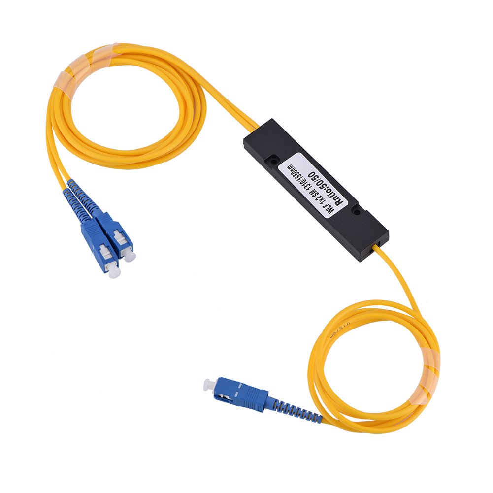 1 To 2 Singlemode Fiber SC Optical Splitter Cable with SC-SC Connector FTTX (FTTP, FTTH, FTTN, FTTC), Education Network Boardbrand, Intelligent System, Community Network Construction