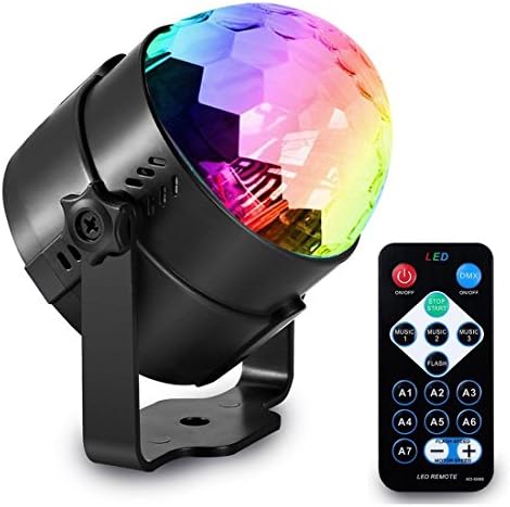 Delightime Party Lights - LED Strobe Light with Remote Control - Suitable for DJ, Disco, Stage, Birthday, Dancing, Wedding, and Kids Lighting - Compatible as Outdoor Lights Party Decorations