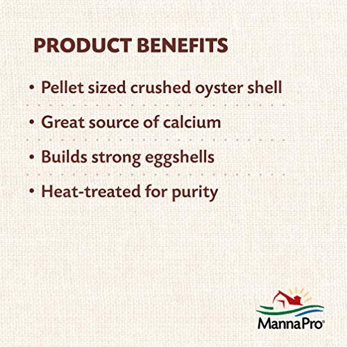 Manna Pro Crushed Oyster Shell Calcium Supplement for Laying Hens