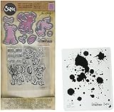 Sizzix Tim Holtz Alterations Stamp, Die & Texture Fade, Dog Talk