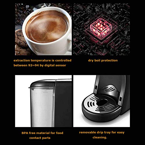 AJH 3-in-1-Multifunktions-EsPress-Kaffeemaschine, 220 V, 1450 W EsPress Maker Kapsel-Kaffeemaschine Kaffeemaschine – Bild 8
