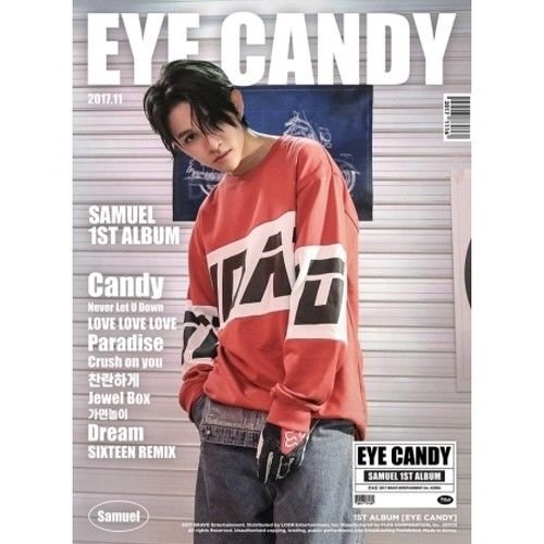 Samuel - [Eye Candy] 1st Album CD+40p Photobook+16p Lyrics Booklet+3p PostCard+1p Concept PhotoCard+1p Special PhotoCard+1p Mini PhotoCard K-POP Sealed