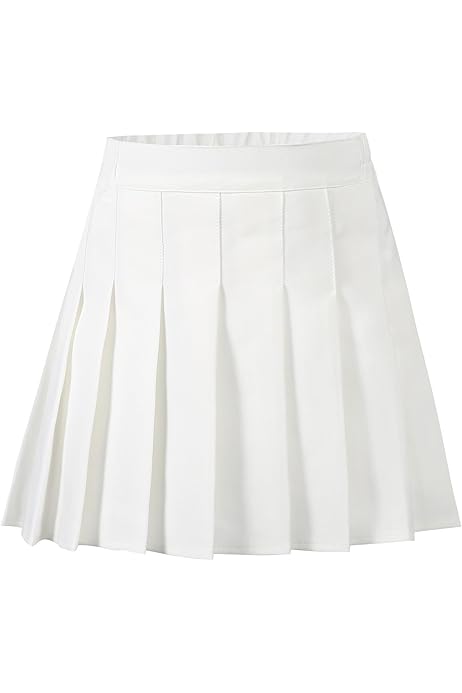 Falda Negra EZ-Jolan Falda De Tenis Plisada Para Mujer, Súper