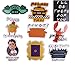 100 pcs Friends tv Show Themed Creative DIY Stickers Funny Decorative Cartoon for Cartoon PC Luggage Computer Notebook Phone Home Wall Garden Window Snowboard